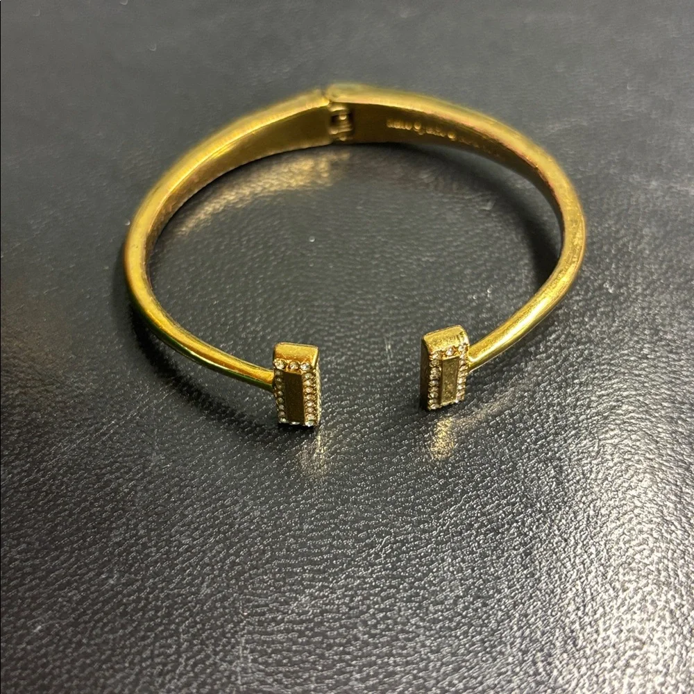 Kate Spade Raising The Bar gold tone bangle